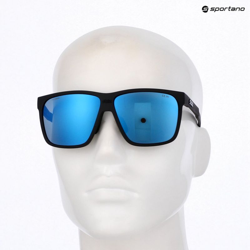 Akiniai nuo saulės Bliz A001 matte black/grey blue multi 7