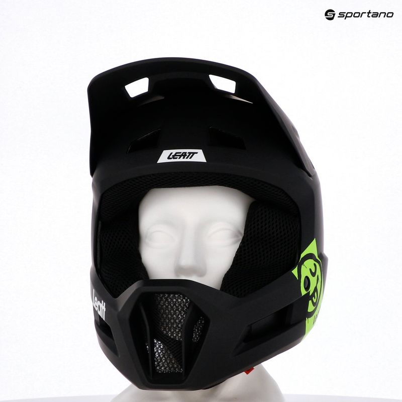 Vaikiškas dvirąčio šalmas Leatt MTB Gravity 1.0 V25 Jr black 9