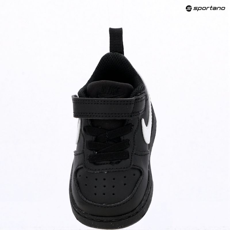 Vaikiški batai Nike Court Borough Low Recraft black/black/white 9
