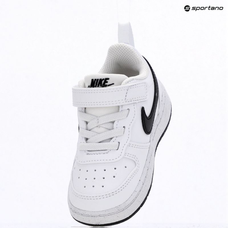 Vaikiški batai Nike Court Borough Low Recraft white/black 9
