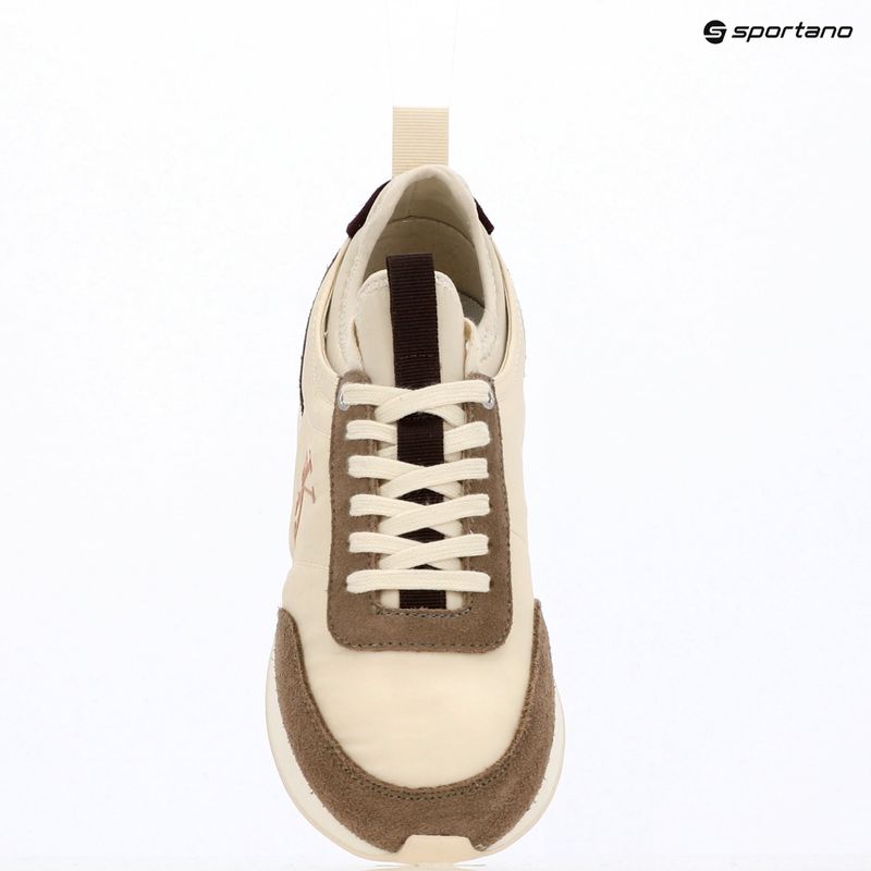 Moteriški batai Calvin Klein YW0YW02060 Retro Runner Sock Laceup Mix Mat turtledove/spanish villa/bordeaux 9