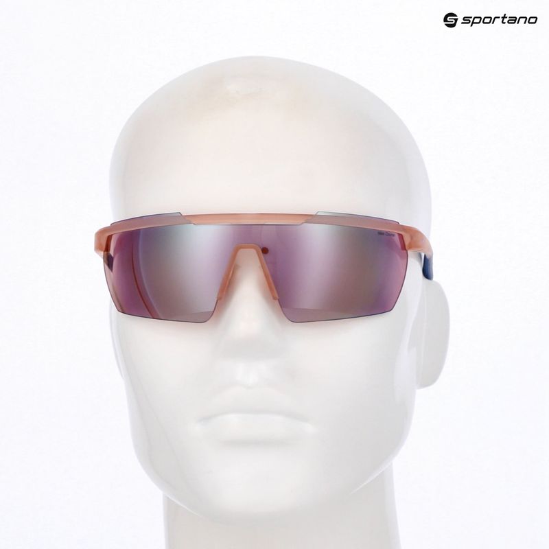 Akiniai nuo saulės Nike Windshield Elite E matte washed coral/ course tint/ milky blue 5