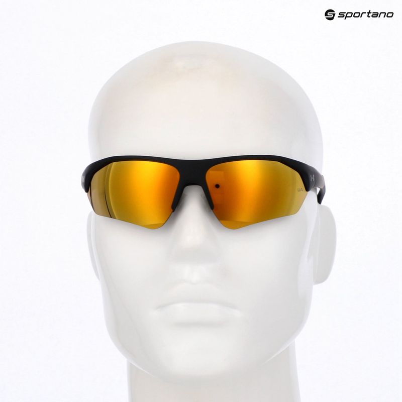 Vaikiški akiniai nuo saulės Under Armour UA 7000/S S3 matte black gold/gold mirror 10