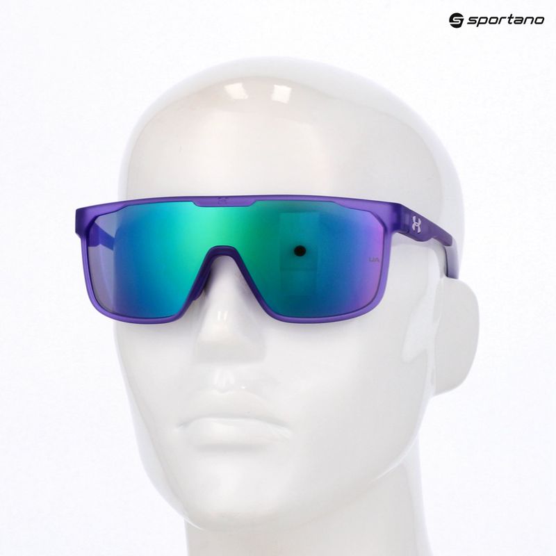 Vyriški akiniai nuo saulės Under Armour Define/G S3 matte violet/green multilayer 10