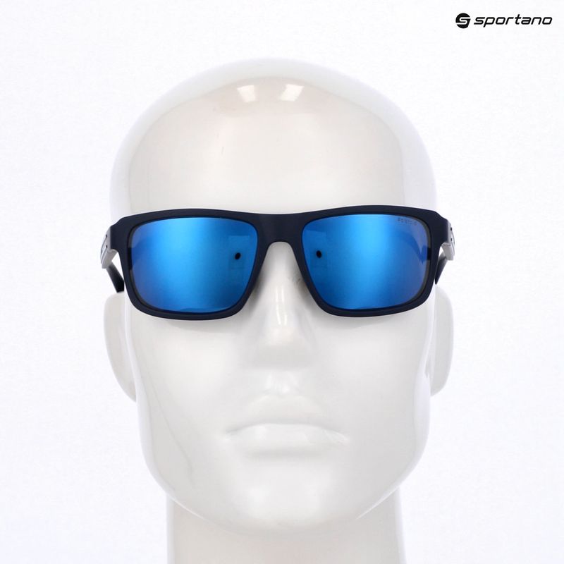 Vyriški akiniai nuo saulės Polaroid PLD 2158/S matte blue/blue mirror polarized 7