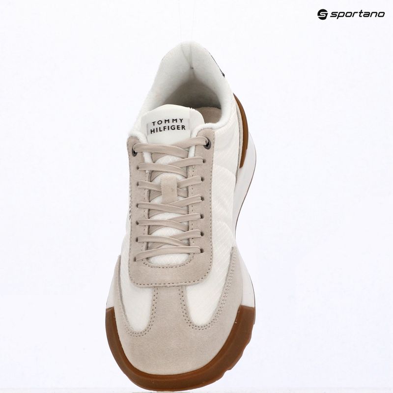 Vyriški batai Tommy Hilfiger Retro Runner Mesh Suede Mix classic stone 9