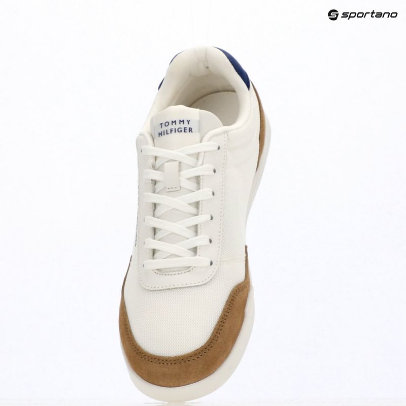 Vyriški batai Tommy Hilfiger Low Pro Cupsole Nylon Suede Mix ecru 9