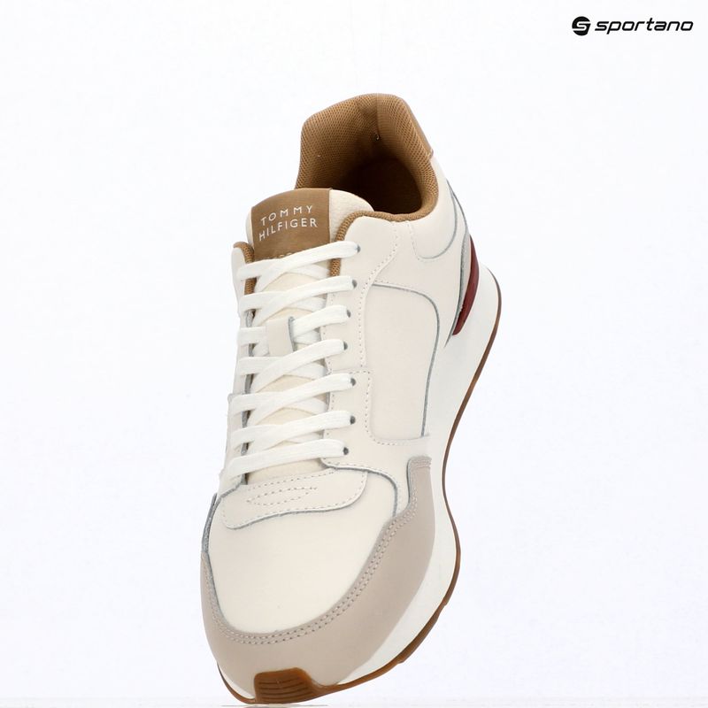 Vyriški batai Tommy Hilfiger Light Eva Runner Leather ivory petal 9