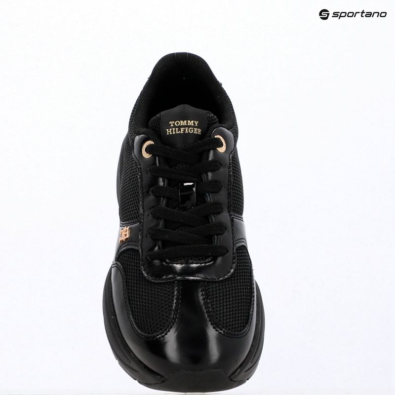 Moteriški batai Tommy Hilfiger ModernRunner Shiny Leather black 9