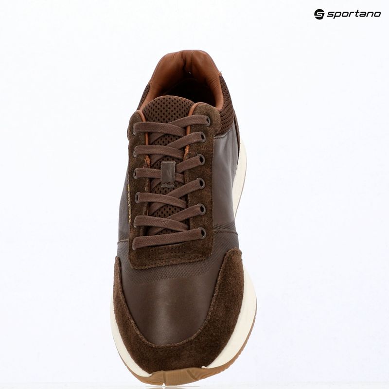 Vyriški batai Tommy Hilfiger Runner Suede Mix cocoa tracksuits 9