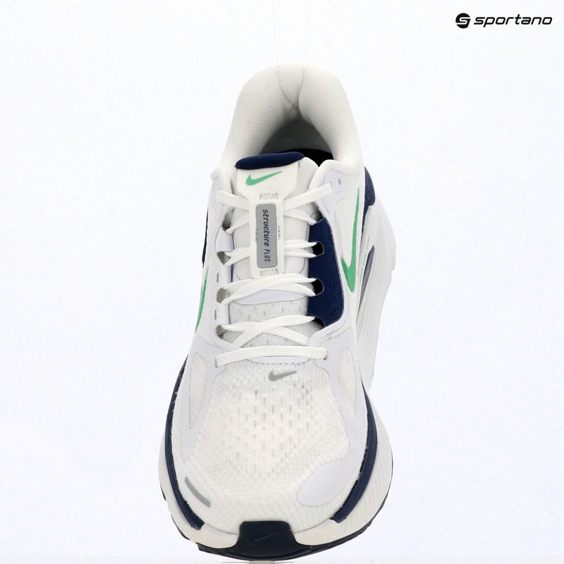 Vyriški bėgimo batai Nike Structure Plus white/midnight navy/green spark 10
