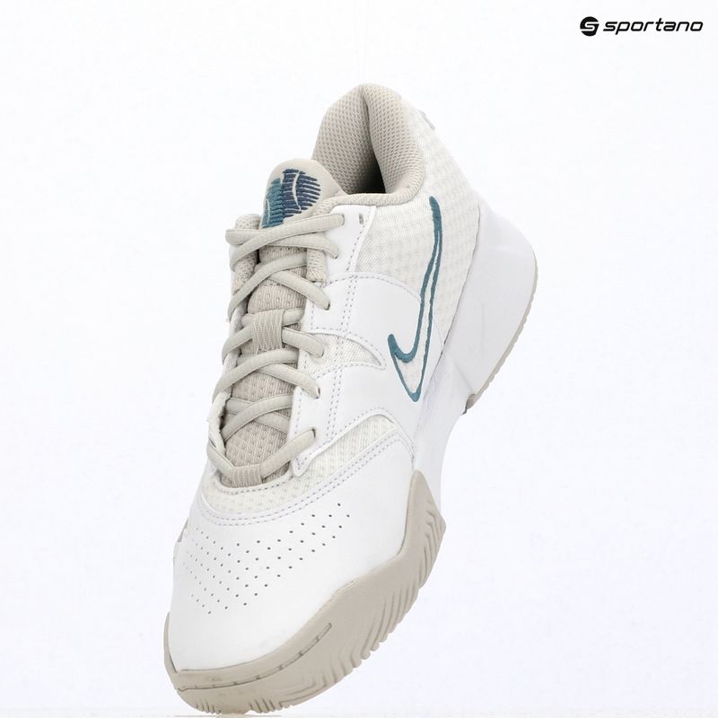 Vyriški teniso batai Nike Court Lite 4 White/Light Bone/New Slate/Smokey Blue 10