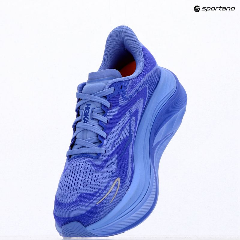 Moteriški bėgimo bateliai Hoka Skyward X 2 blue blossom/celestial blue 10