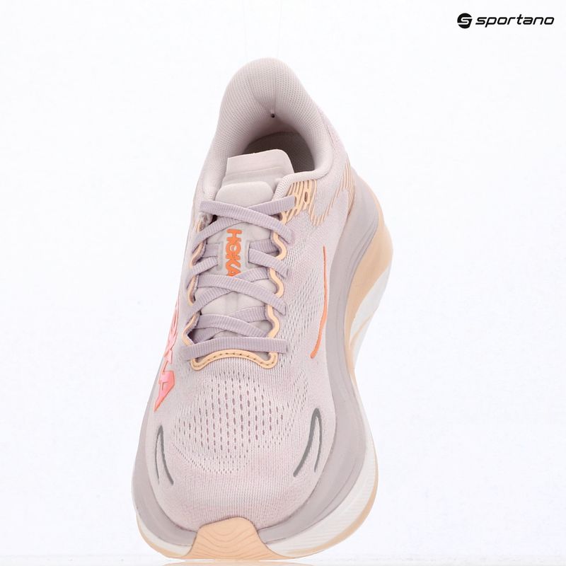 Moteriški bėgimo bateliai Hoka Skyward X 2 lilac cream/tangerine glow 10