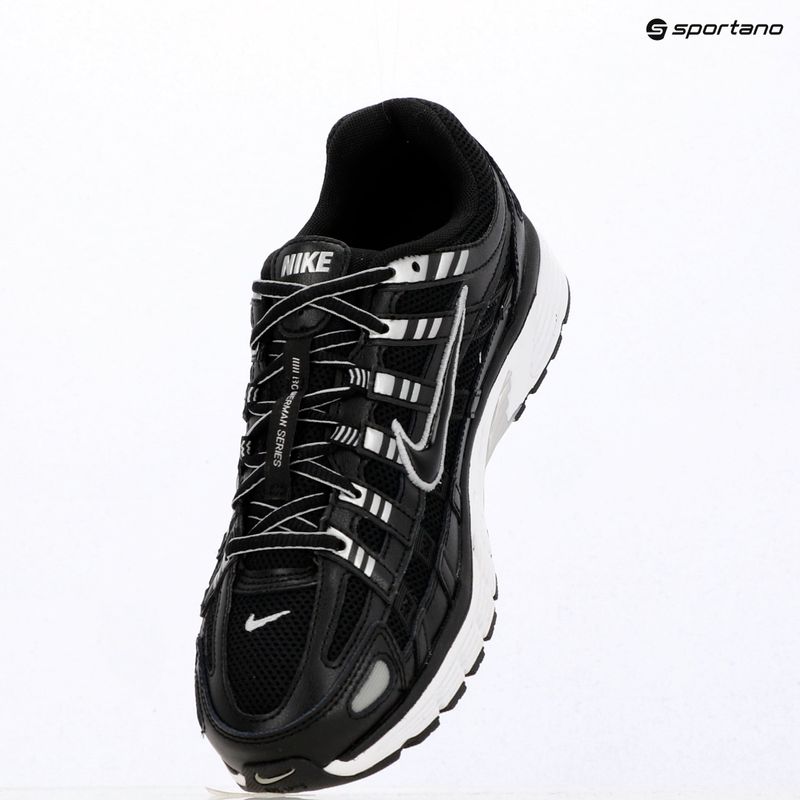 Vyriški batai Nike P-6000 black/white/metallic silver/black 7