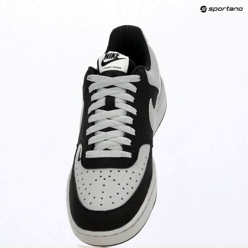 Vyriški batai Nike Court Vision Low black/light smoke grey/sail/light smoke grey 8