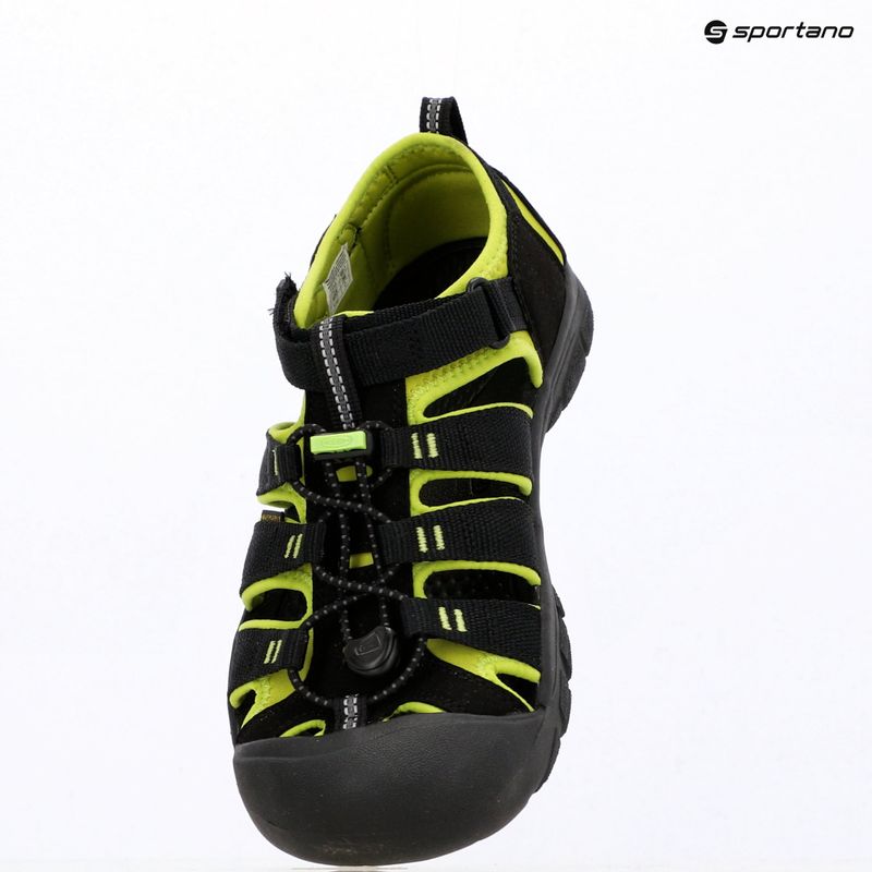 Vaikiškos basutės KEEN Newport H2 black/lime green 7