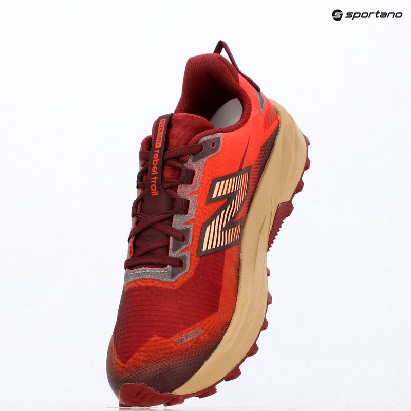 Vyriški bėgimo batai New Balance Rebel Trail V1 maple/neo flame 12