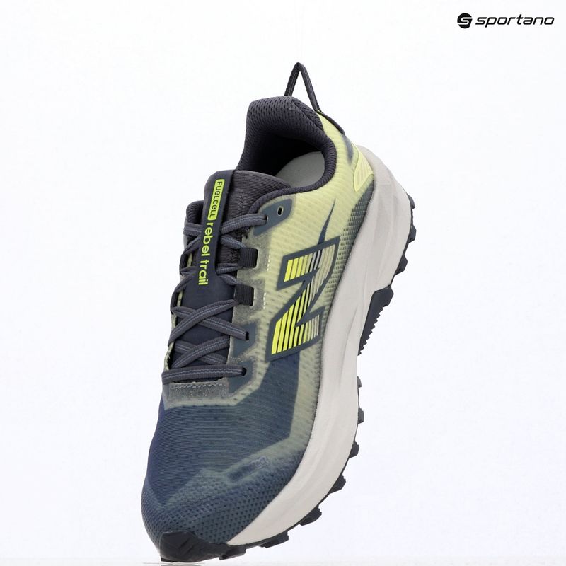 Vyriški bėgimo batai New Balance Rebel Trail V1 arctic grey/alkaline green 7
