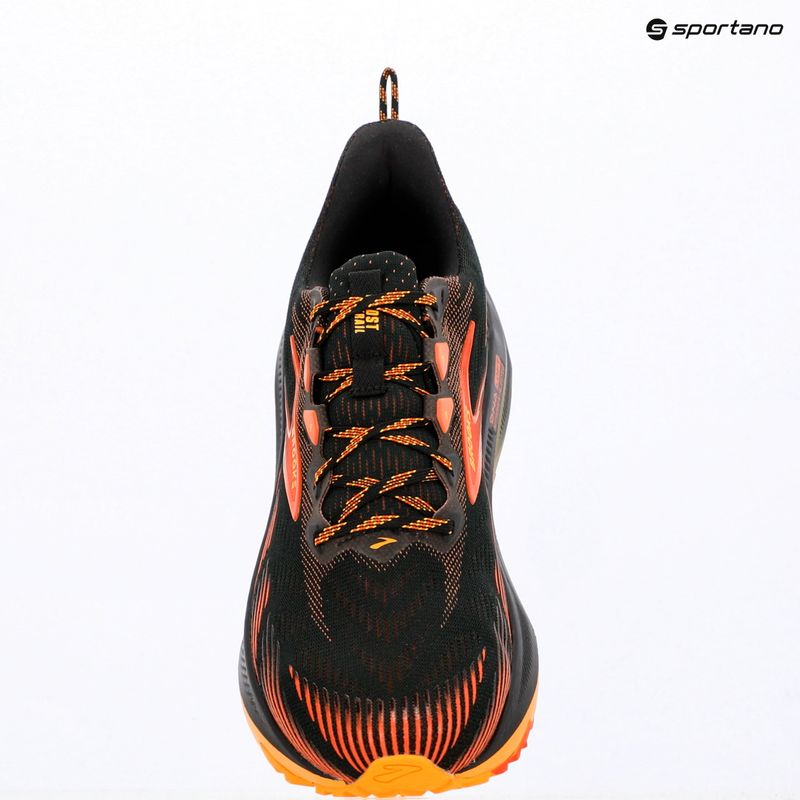 Vyriški bėgimo batai Brooks Ghost Trail black/red/orange 7
