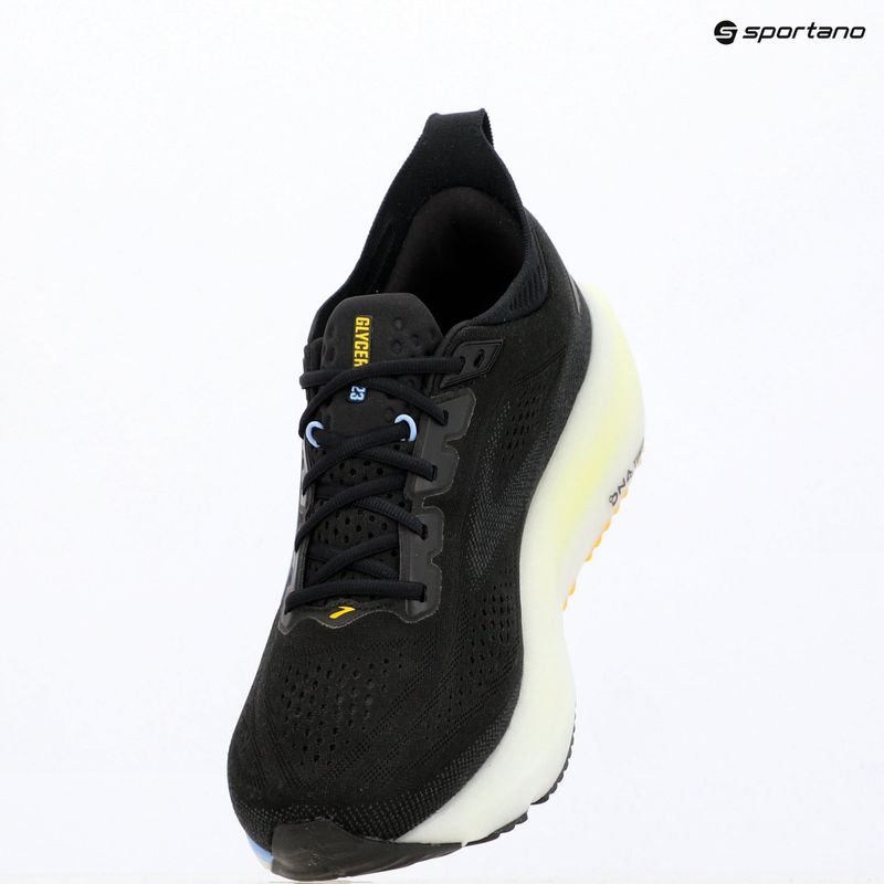 Vyriški bėgimo batai Brooks Glycerin 23 black/cyber yellow/nightlife 7