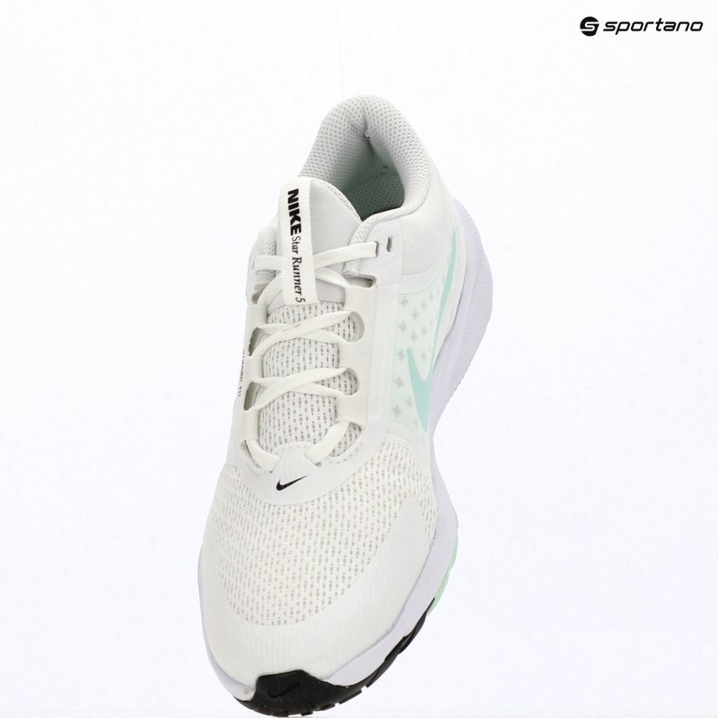 Vaikiški bėgimo bateliai Nike Star Runner 5 summit white/black/arctic green 8