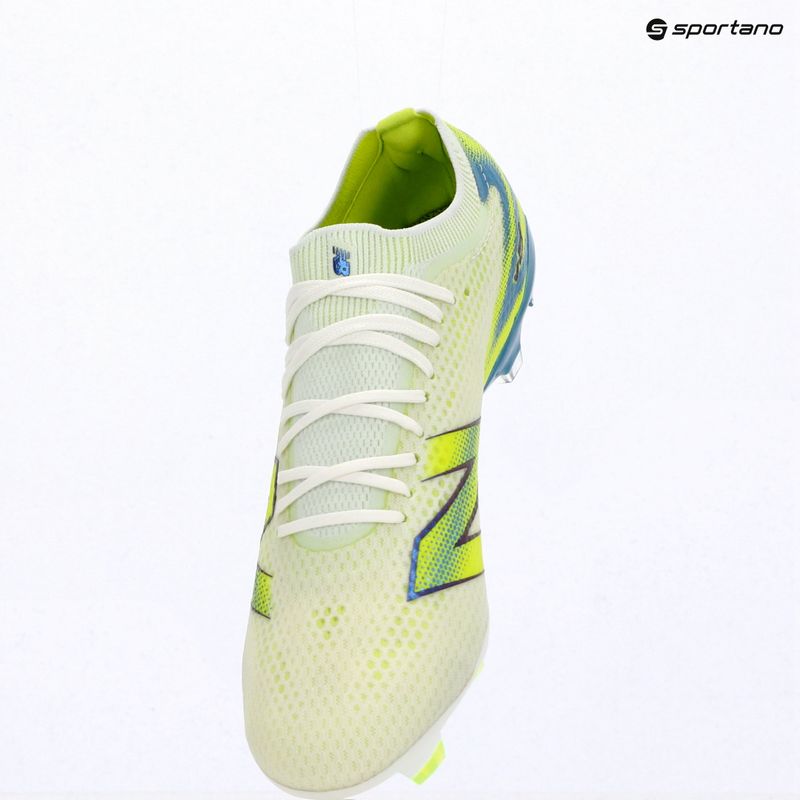 Futbolo bateliai New Balance Furon Pro V9 FG white/alkaline green 8