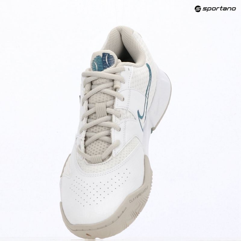 Vyriški teniso batai Nike Court Lite 4 White/Light Bone/New Slate/Smokey Blue 10