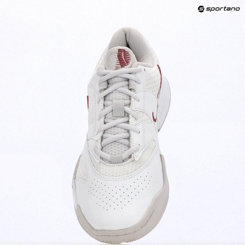 Moteriški teniso bateliai Nike Court Lite 4 White/Vast Grey/Pink Smoke 10