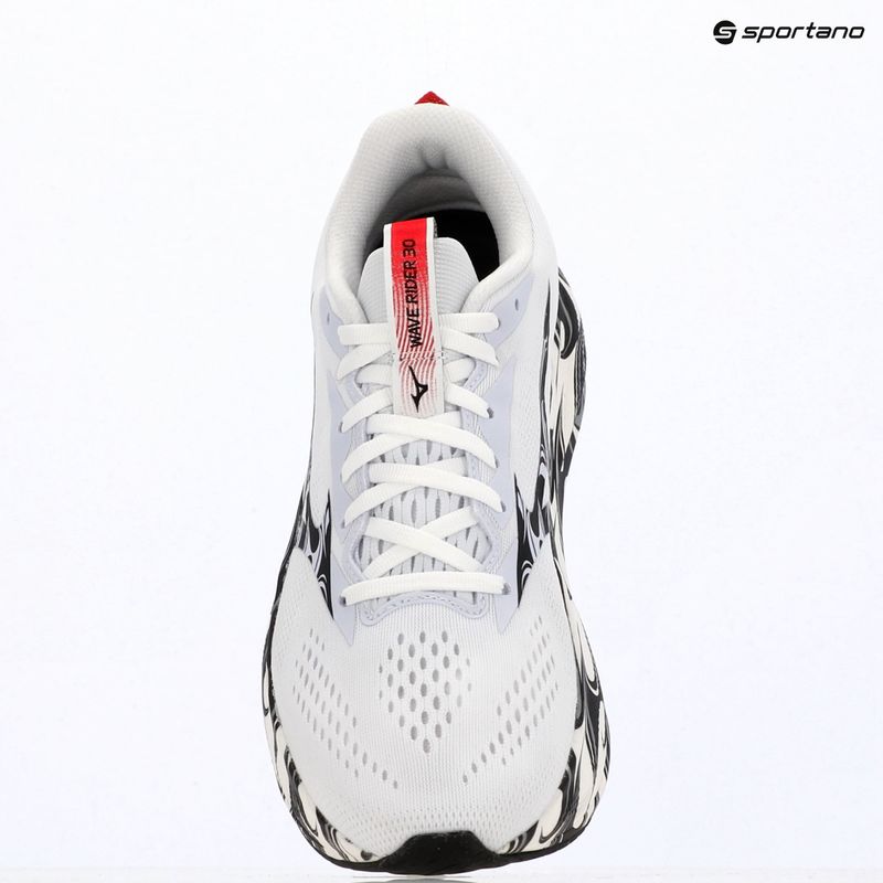 Vyriški bėgimo batai Mizuno Wave Rider 30 Disclosure white/black/high risk red 9