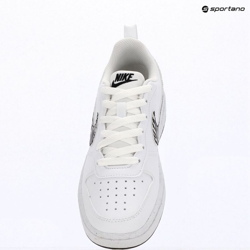 Vaikiški batai Nike Court Borough Low white/black 10