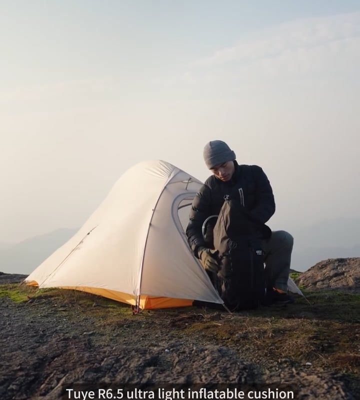 Naturehike Tuye R kilimėlis 6.5 carbon silver 6