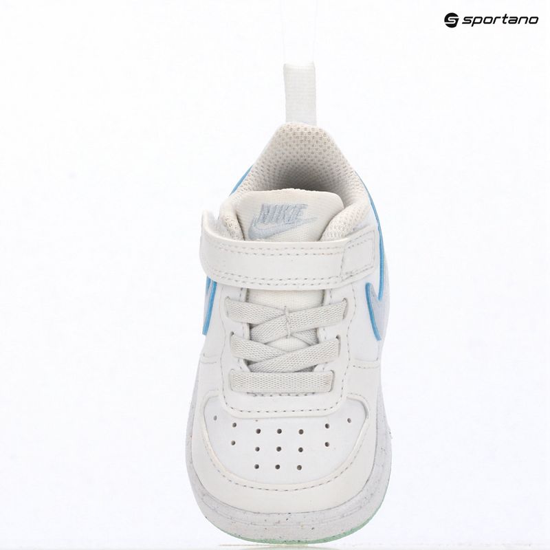 Vaikiški batai Nike Court Borough Low white/football grey/arctic green 7