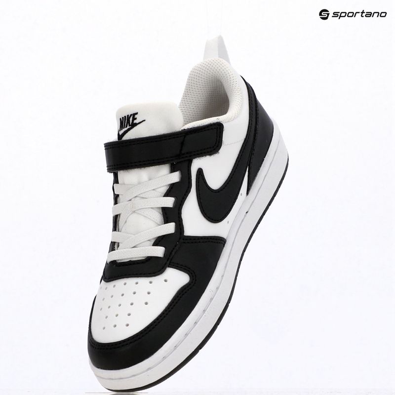 Vaikiški batai Nike Court Borough Low Recraft white/black 8