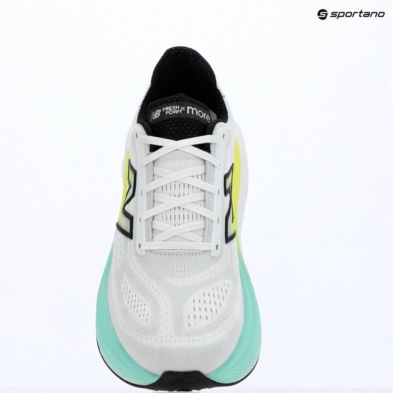 Vyriški bėgimo batai New Balance Fresh Foam More V6 white/bright mint 7