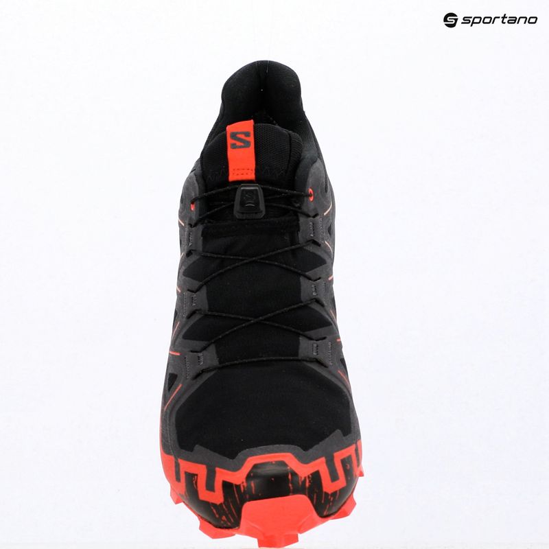 Vyriški bėgimo batai Salomon Speedcross 6 GTX black/fiery red 16