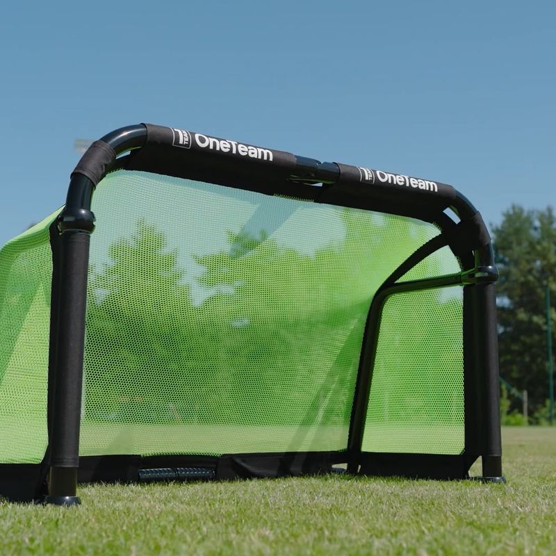Futbolo vartai OneTeam Swiftgoal 120 x 70 cm black/green 13