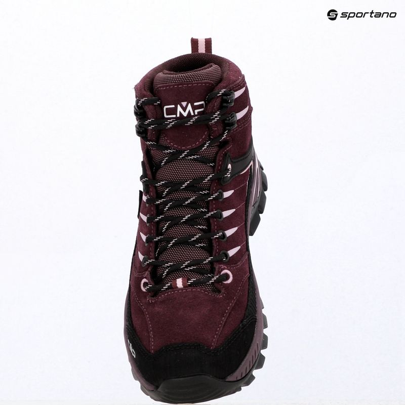 Moteriški žygio batai CMP Rigel 2.0 Mid Waterproof plum/soft pink 9