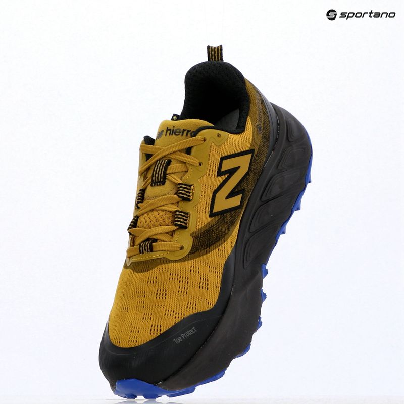 Vyriški bėgimo batai New Balance Fresh Foam Hierro V9 Basil Oil/Black 9