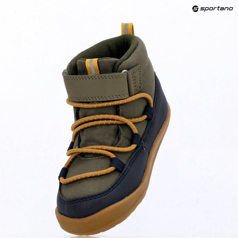 Vaikiški barefoot batai Viking Birch Barefoot Mid 1V Waterproof navy/olive 16