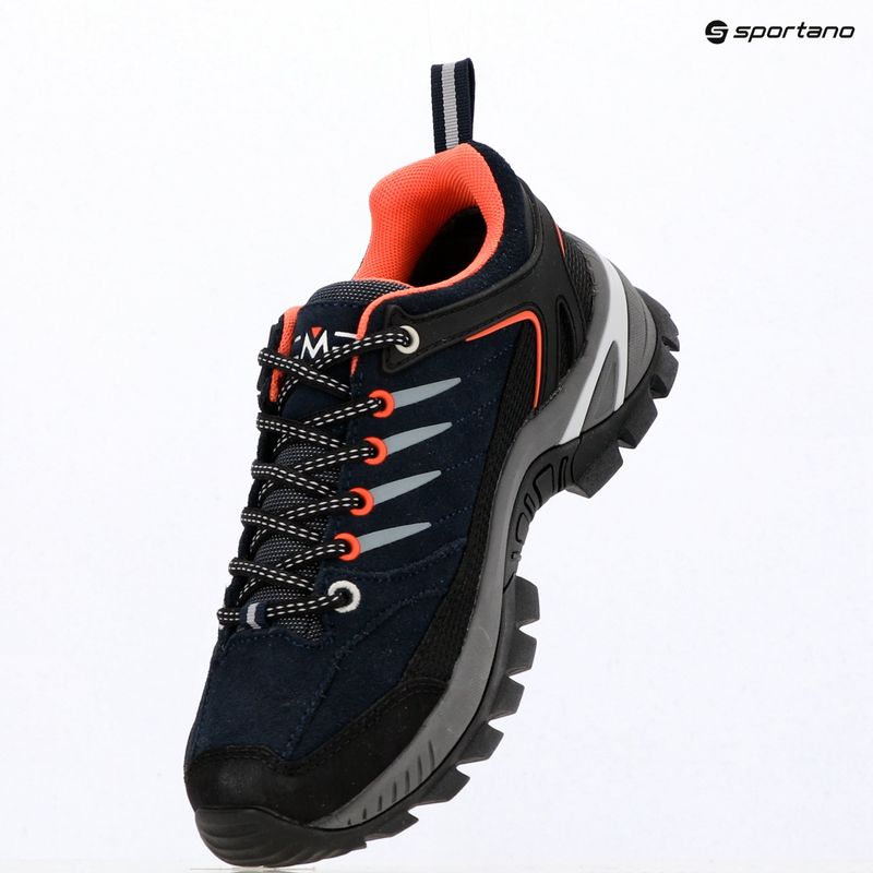 Moteriški žygio batai CMP Rigel 2.0 Low Waterproof b.blue/ghiaccio/marigold 9