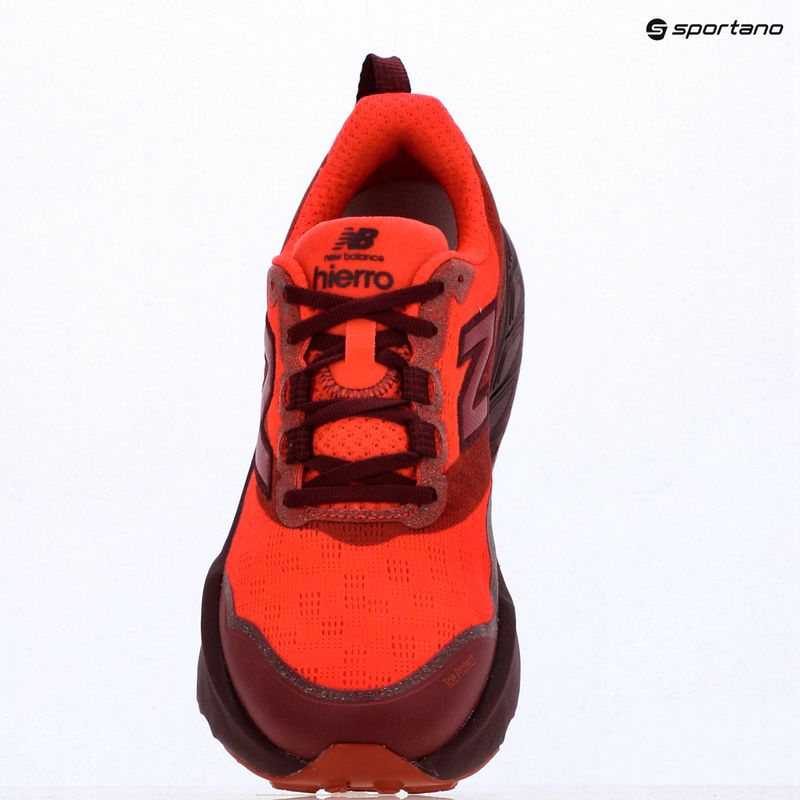 Vyriški bėgimo batai New Balance Fresh Foam Hierro V9 neo flame/mulled wine 6