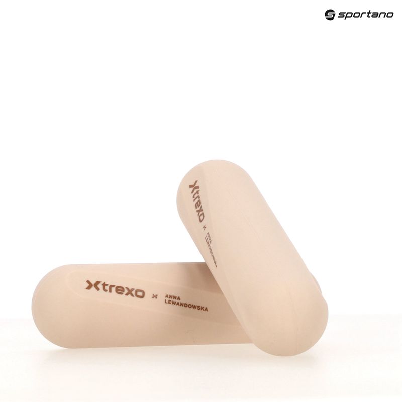 Svarmenų rinkinys XTREXO x Anna Lewandowska Bars 210 Beige 11