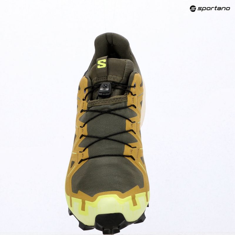 Vyriški bėgimo batai Salomon Speedcross 6 GTX grape leaf/aspargus green 16