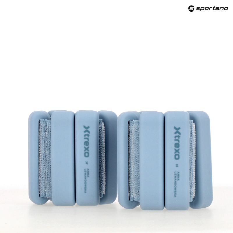 Sunkūs diržai kulkšnių ir riešų žastams XTREXO x Anna Lewandowska Bangles 210 Azul Bruma 12