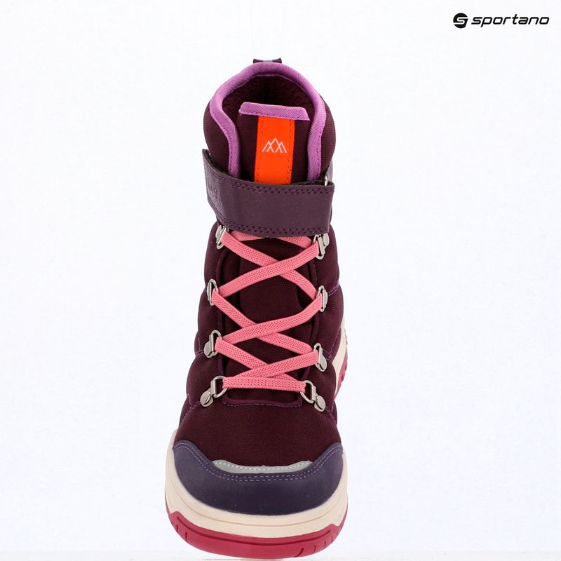 Vaikiški sniego batai KADVA Flow WaterProof bordo spalvos 13
