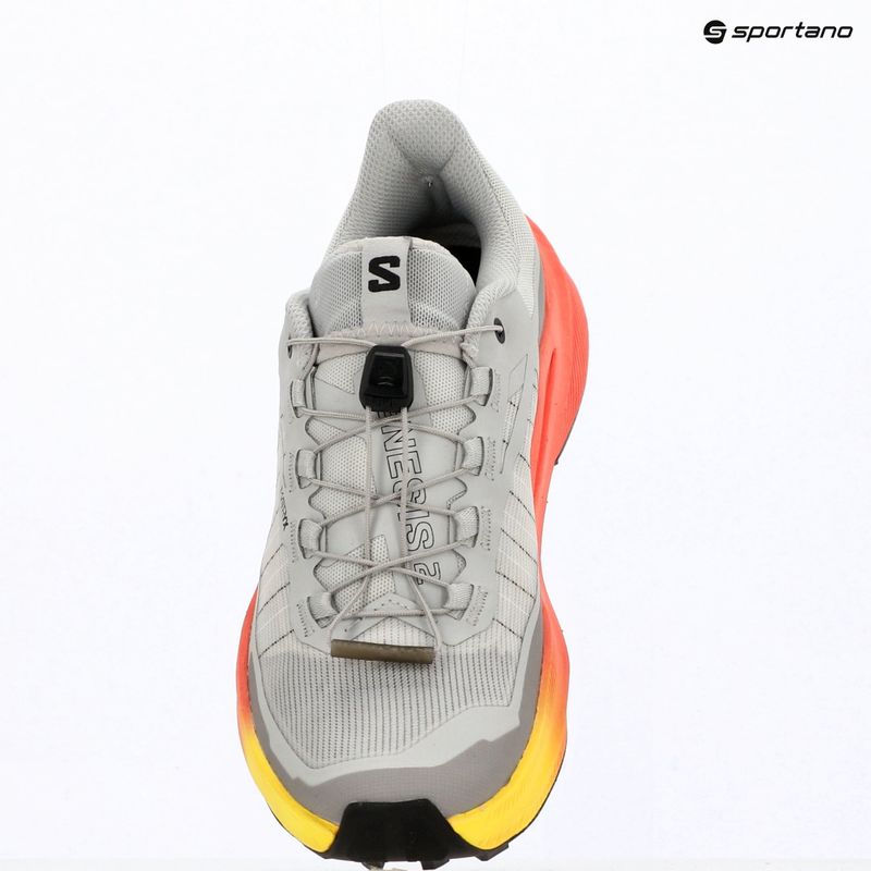 Moteriški bėgimo batai Salomon Genesis 2 gray violet/safety yellow 11