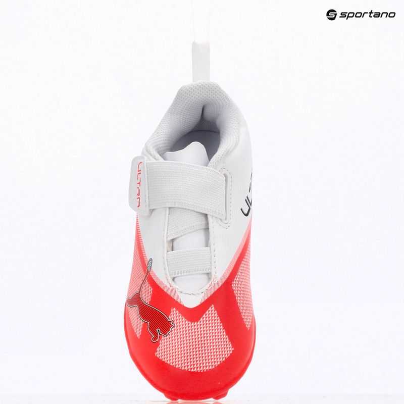 Vaikiški futbolo bateliai PUMA Ultra 7 Play V FG/AG RB Jr ultra red/puma black/puma white 9