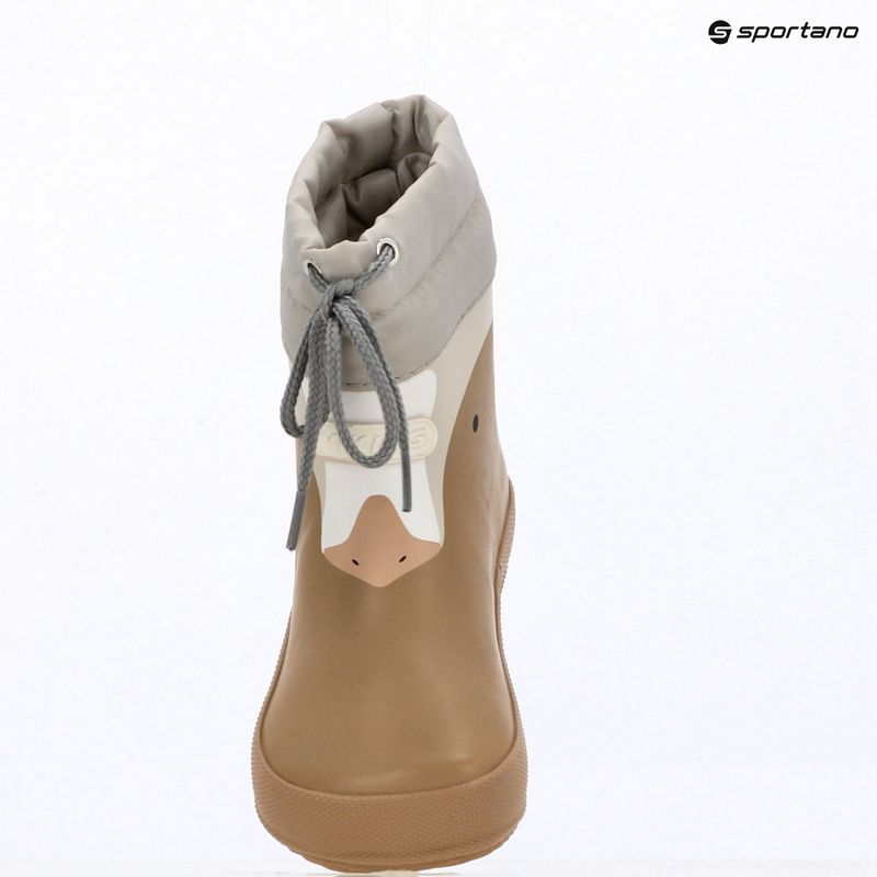 Vaikiški guminiai batai Viking Footwear Alv Barefoot Paw Print smėlio spalvos 15