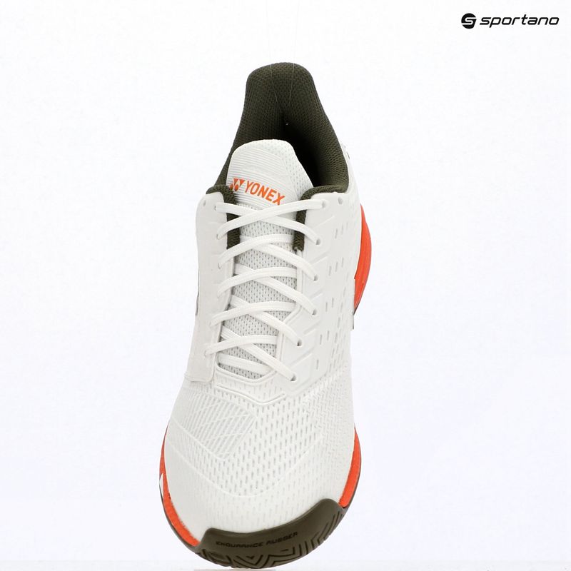 Vyriški teniso bateliai YONEX Power Cushion Ad-Accel white/orange 9